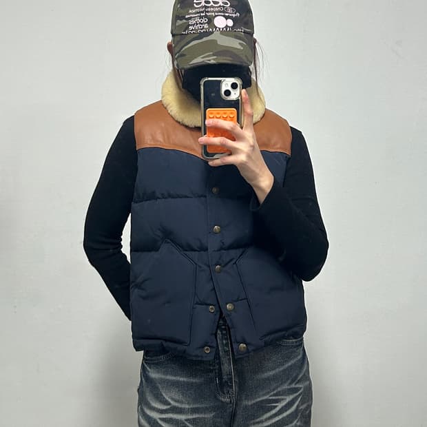 펜필드 USA 락울 다운 패딩 베스트