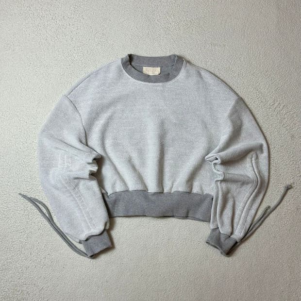 세이프선데이 크롭 오버핏 맨투맨 PN7573