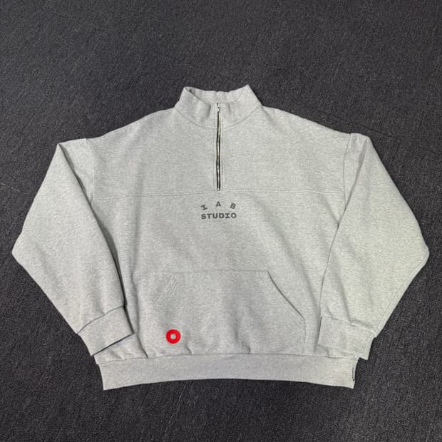 아이앱 스튜디오 x 현대 모비스 하프 집 풀오버 그레이