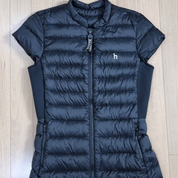 헤지스 골프 덕다운 패딩 베스트 S _ 여성
