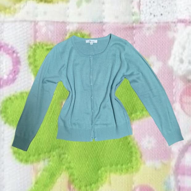 핑키앤다이안 모리걸 일본 빈티지 민트 가디건 P&D