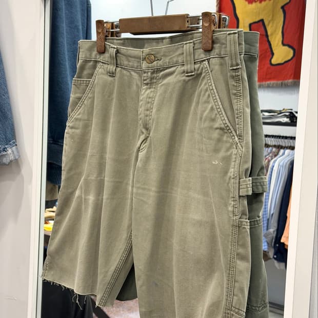 Carhartt 칼하트 컷오프 카펜터 워크 쇼츠 (32-33inch)