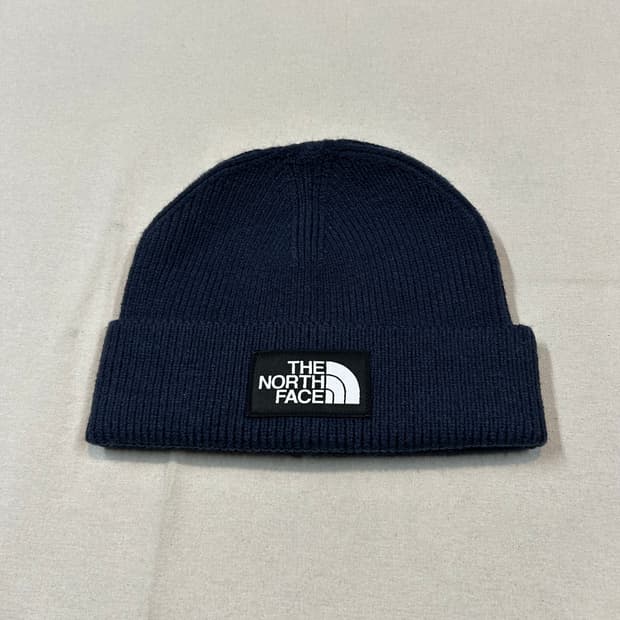노스페이스 네이비 비니 모자