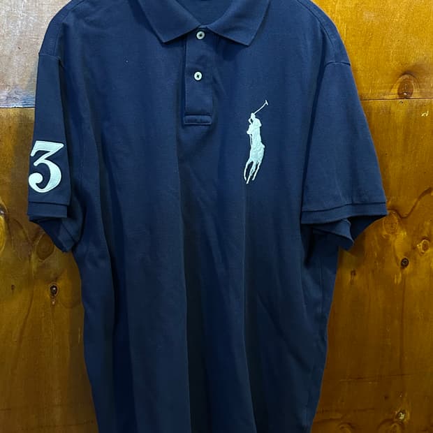 폴로 랄프로렌 빅포니 카라티 반팔 네이비 XL
