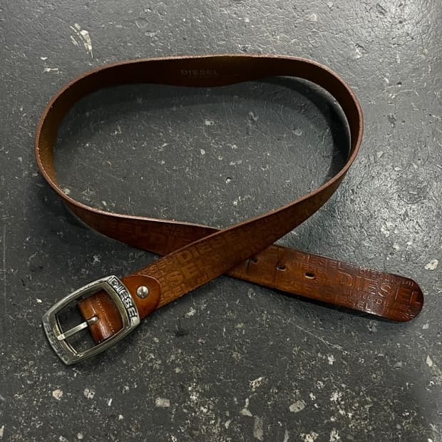 디젤 레더 웨스턴 벨트