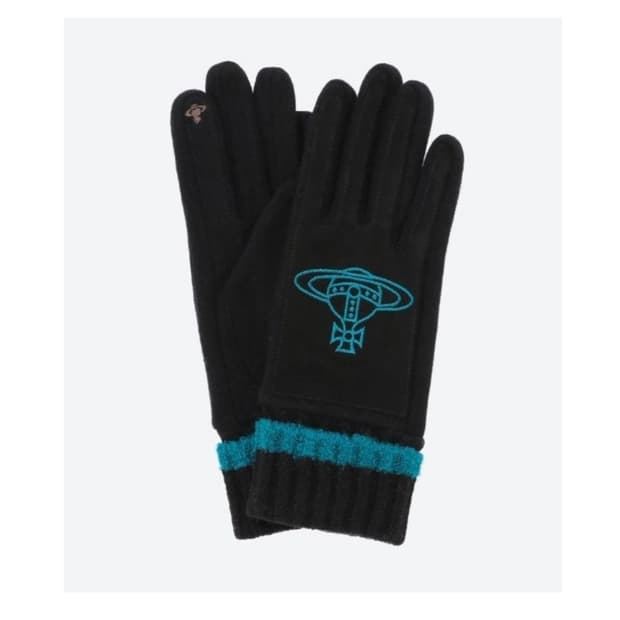 비비안 웨스트우드 빅 orb 저지 글러브 블랙 (새상품)