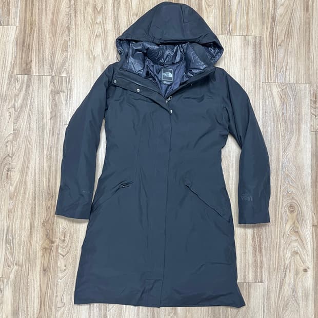 노스페이스 하이벤트 3 in1 구스다운 롱패딩 M 우먼스