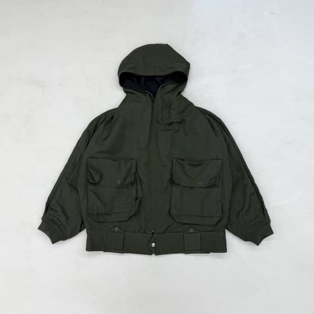 80s 이세이미야케 (I.S.) 츠모리 치사토 리버시블 후드 봄버 자켓