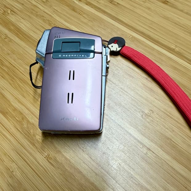 산요 작티 vpc cg6 핑크 빈티지 캠코더