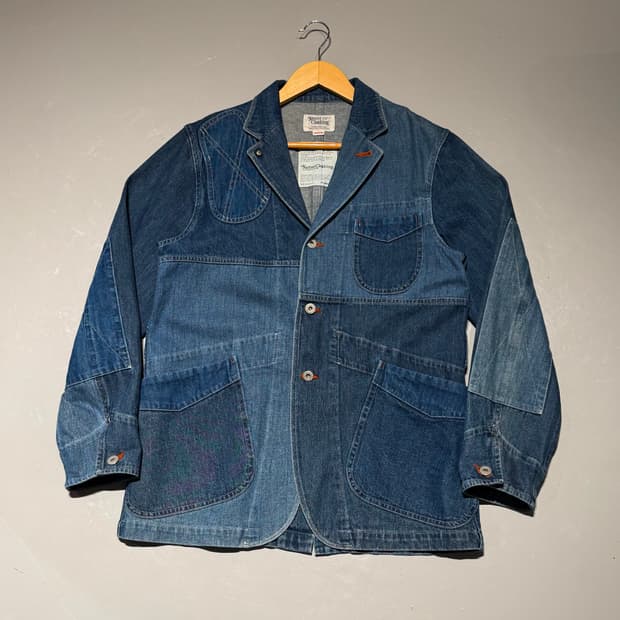 네이머클로딩 패치워크 데님 스포츠 자켓 M 100