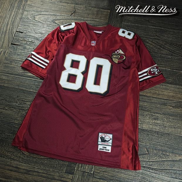 [미첼앤네스] NFL 포티나이너스 제리 라이스 유니폼 져지 M21715