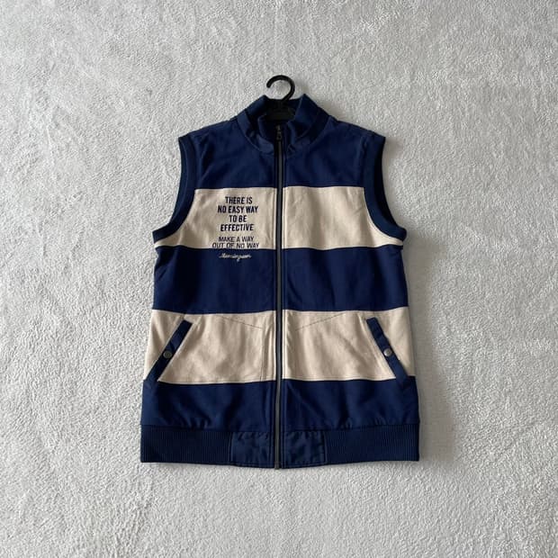 XL 먼싱웨어 남성 골프니트집업 조끼 베스트 105