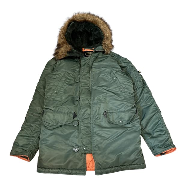 알파 인더스트리 N-3B 파카 올리브 