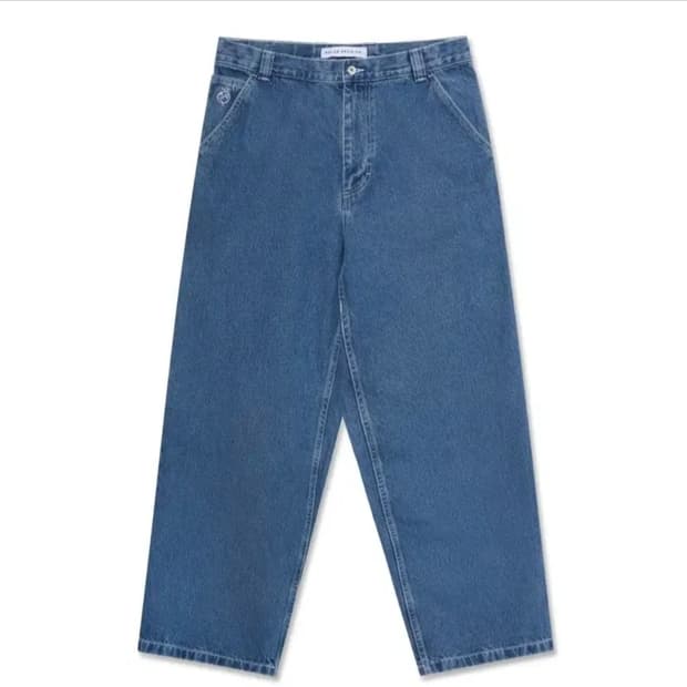 폴라스케이트 빅보이 워크팬츠 m 워시드블루