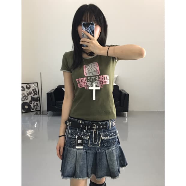 Jpn Kitsch Graphic Short Sleeve T-Shirts