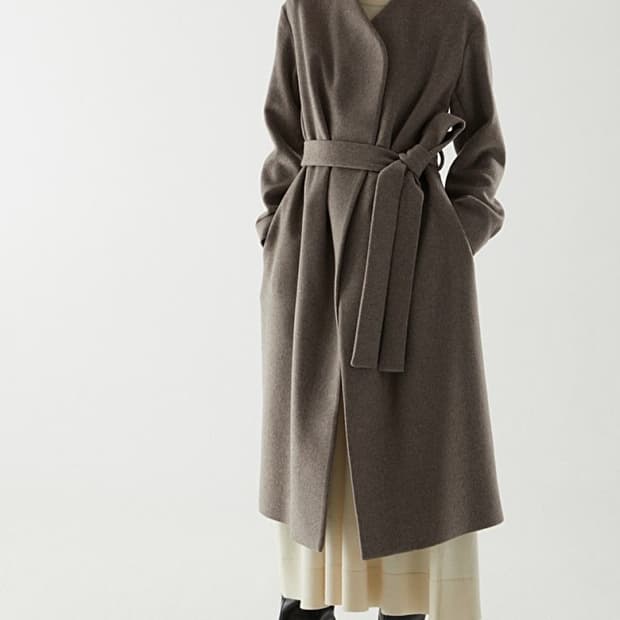 cos 코스 울 믹스 벨티드 코트 34