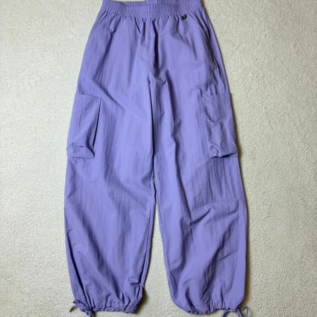 라라폭스 24ss 나일론 포켓 세미와이드 팬츠 PN6415   