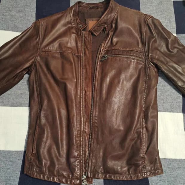 GAP(갭) 리얼 램스킨 레더 자켓