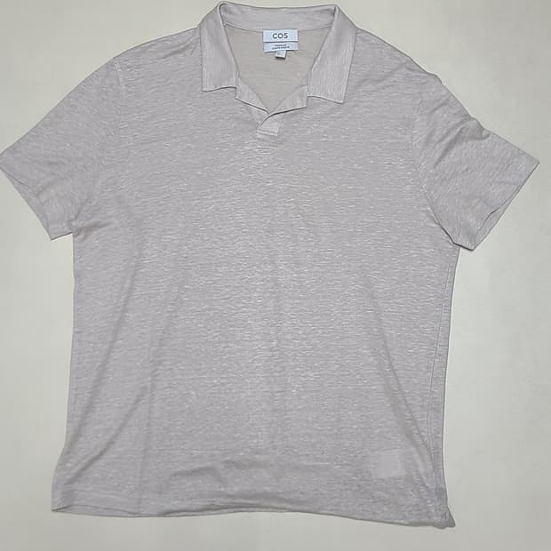 COS 카라 티셔츠 베이지
