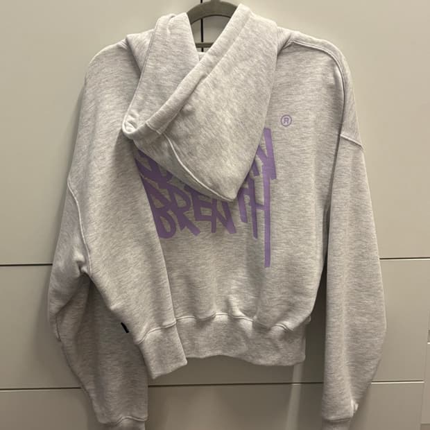 브라운브레스 크롭후드티