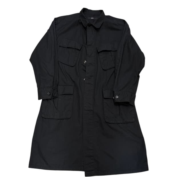 VAPORIZE × BEAMS 립스탑 롱 셔츠 코트