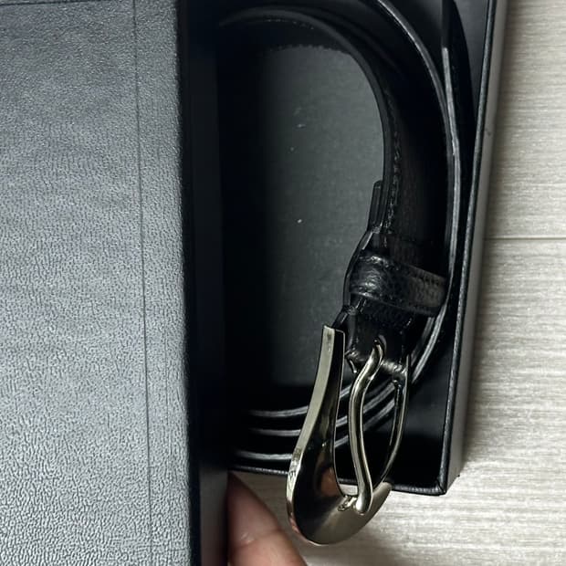 Tonywack 토니웩 블랙 가죽 벨트