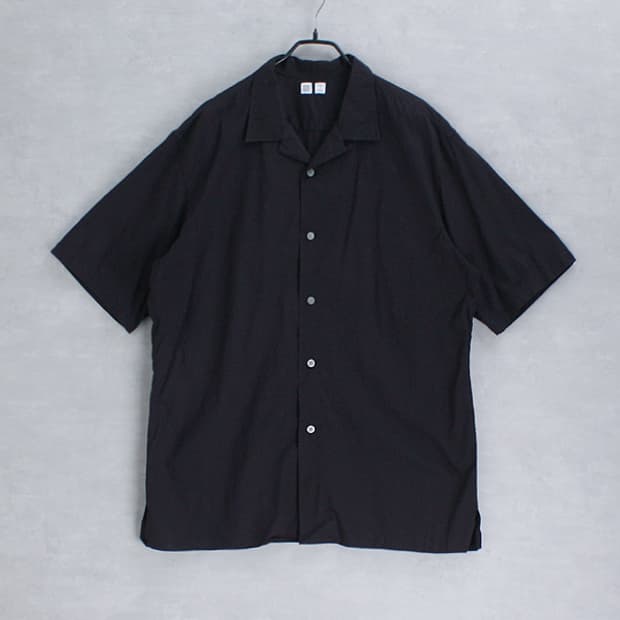 U x LEMAIRE _ open collar shirt