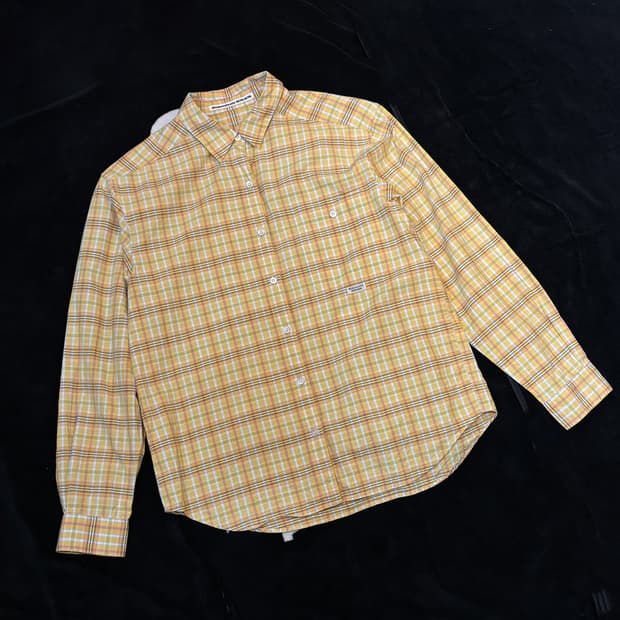 일본빈티지 mademoiselle non non 체크셔츠