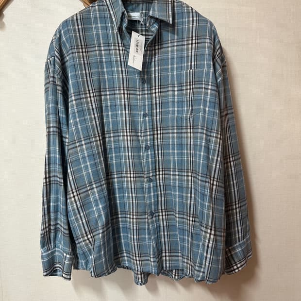 스탠다드에러 셔츠 딥블루 L 새제품