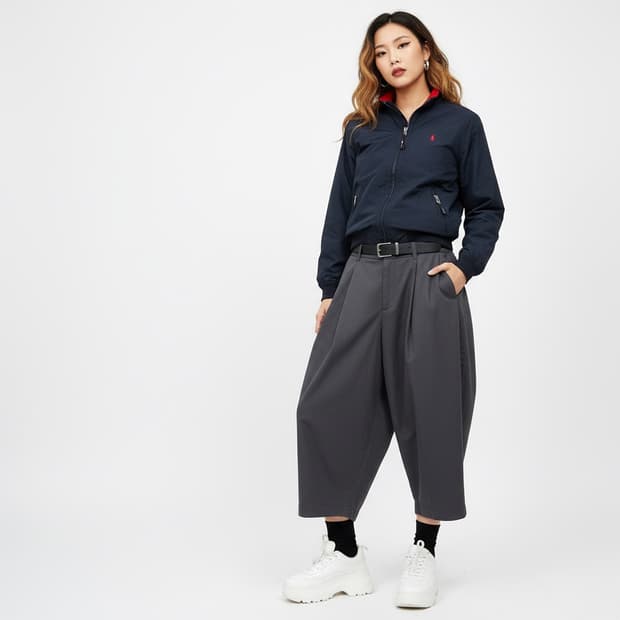 폴로 랄프로렌 네이비 마운틴 봄버 자켓