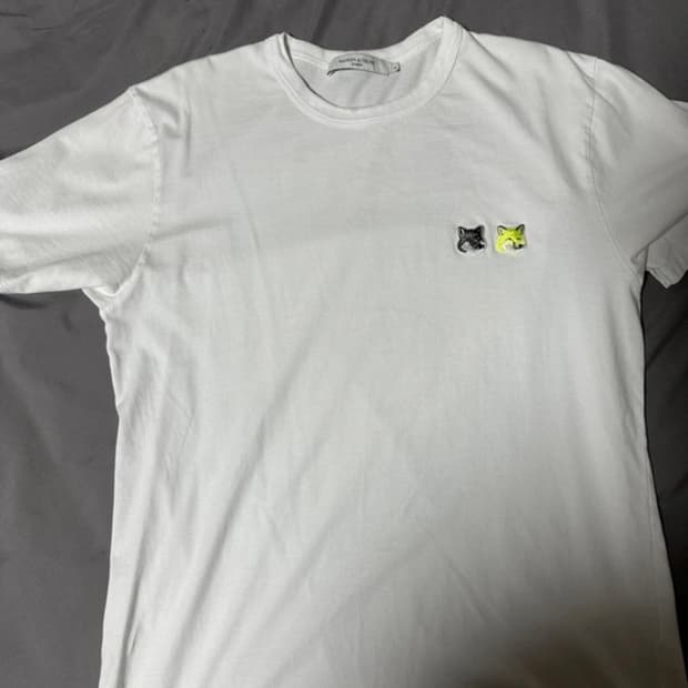 메종키츠네 더블폭스 반팔