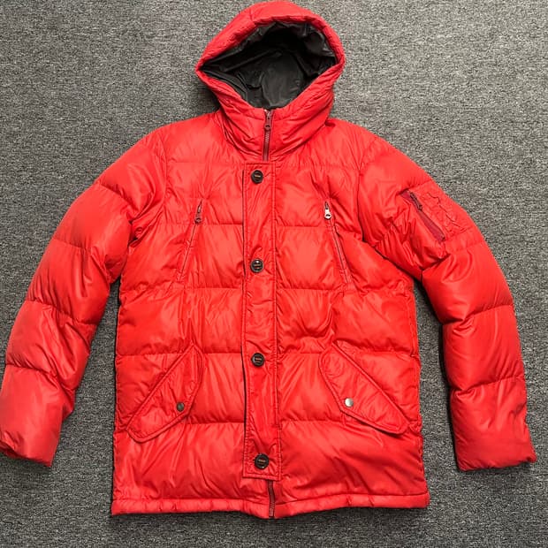 [95~100] 타케오키쿠치 레드컬러 다운패딩 XL 