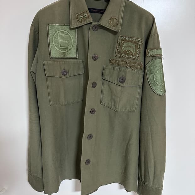 언더커버 03 scab 밀리터리셔츠