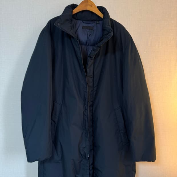 [XL]유니클로 윈드프루프 구스다운 패딩코트