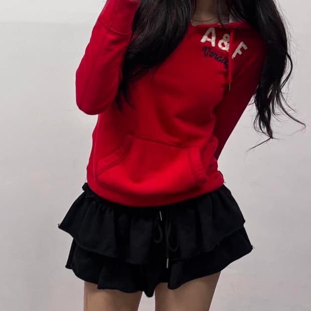 아베크롬비 y2k 여리핏 걸즈 스웻 셔츠 후드티(M)