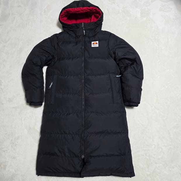 (S)엘레쎄 공용 리버서블 다운 롱패딩 