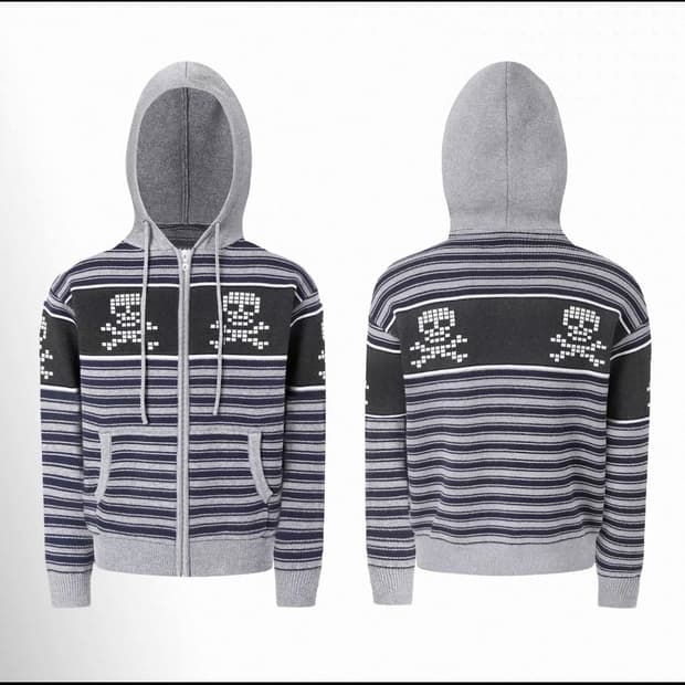 [L] NIGHT LAB 니트집업