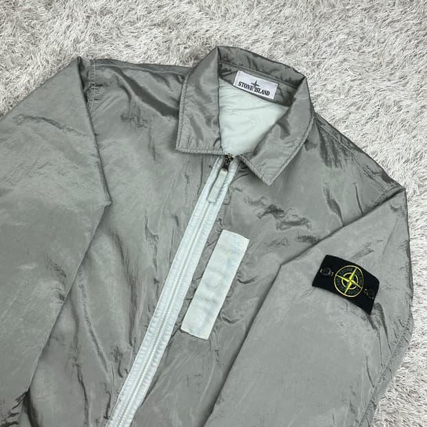 [M] 정품 스톤아일랜드 22FW 나일론메탈 프리마로프트 자켓 펄그레이