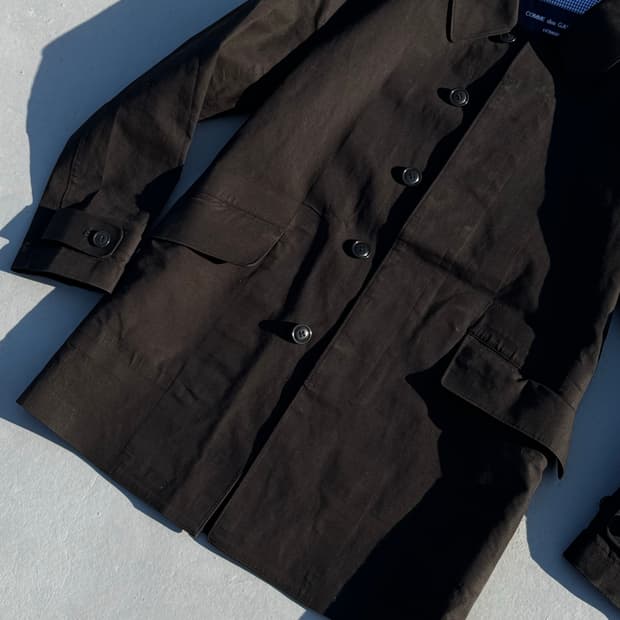 AD2012 CDGH Hidden Button Coat Jacket