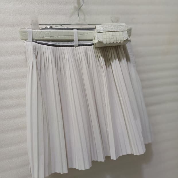 아디다스 골프 여성 가죽 벨트 S ~ M + 볼케이스 흰색 사랑봉봉