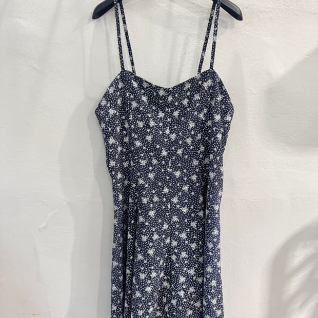 japan vintage 플라워 미니OP
