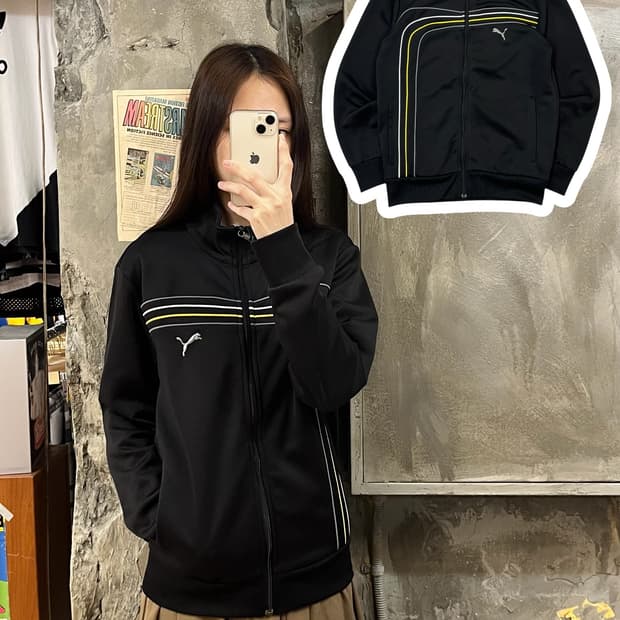 퓨마 져지 블랙 S #csz876