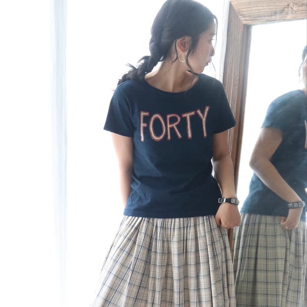 [45rpm] Indigo Denim FORTY-FIVE T-Shirt
