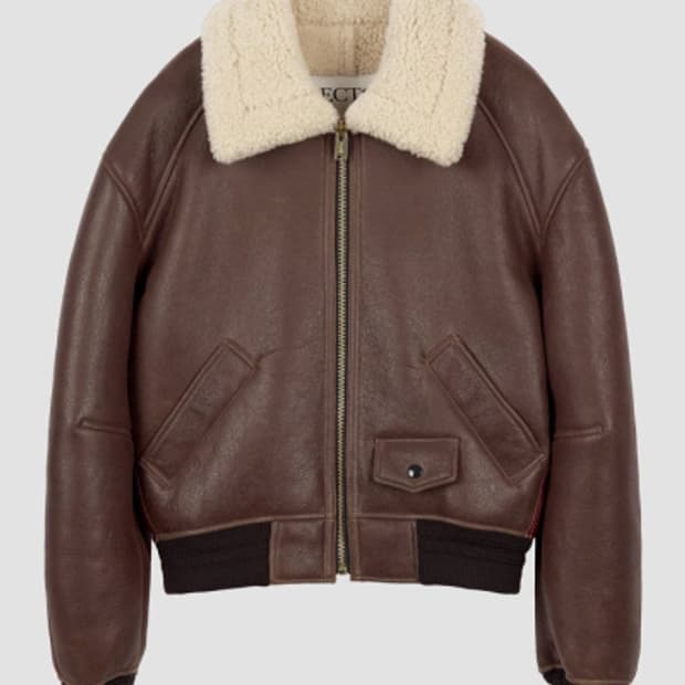 새상품> 23fw 렉토 클래식 시어링 무스탕 s사이즈