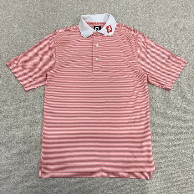 XS 풋조이 골프 카라 반팔 티셔츠 0224M