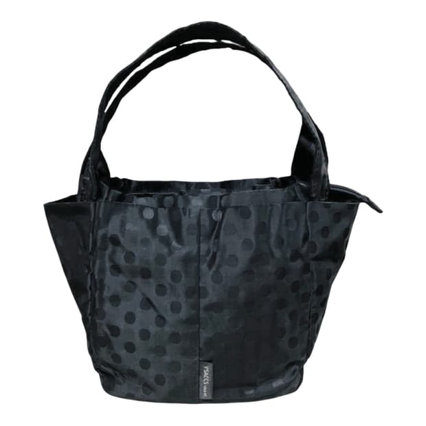 요지야마모토 도트 토트백 블랙