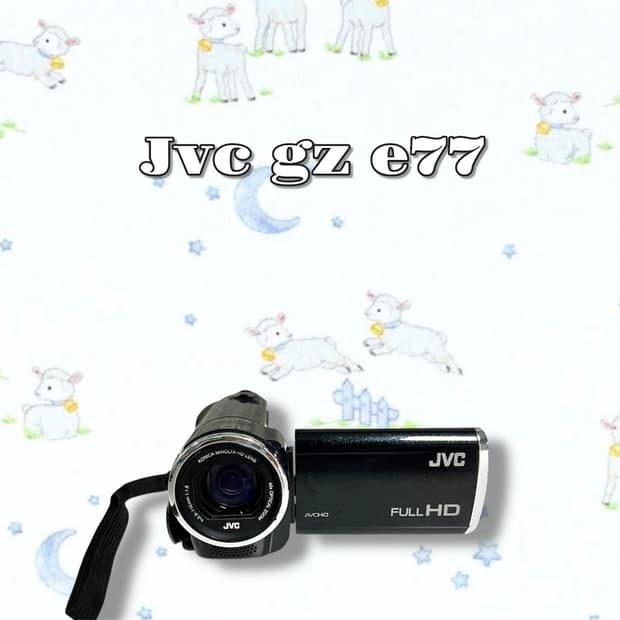 영상만/ 찐특가/ jvc gz e77 빈티지 캠코더 실버