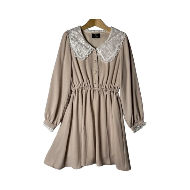 [Rojita] 로지타 양산형 레이스 원피스