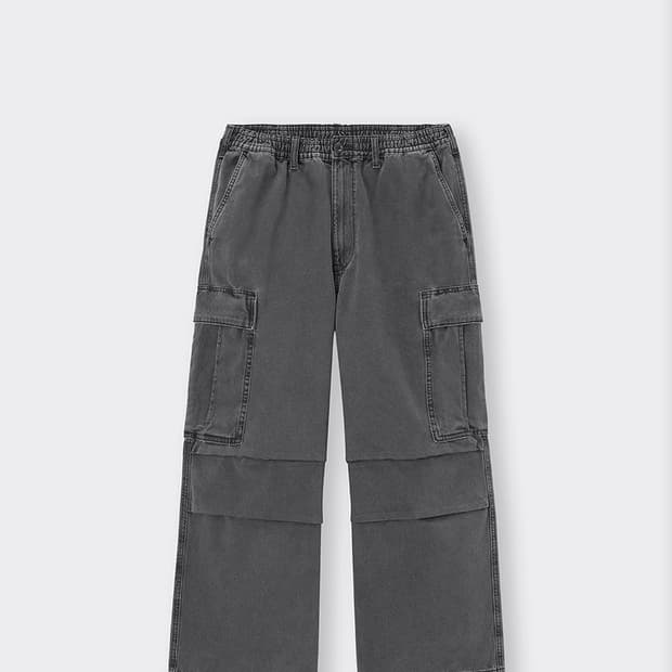 gu 데님 슈퍼 와이드 팬츠(새상품)