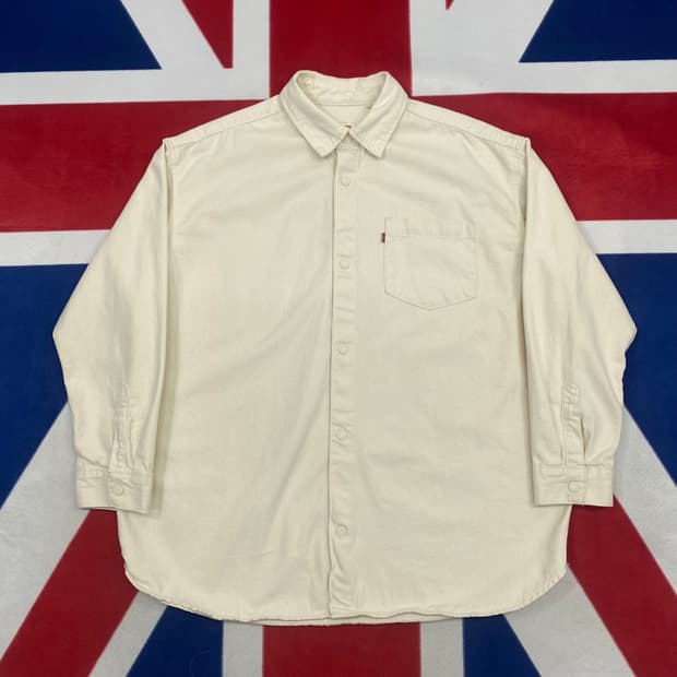 리바이스 오버핏 셔츠 L 실측 2XL